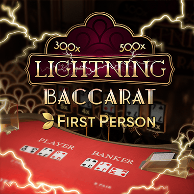 First Person Lightning Baccarat — Evolution